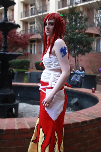 Shannon cosplays as Erza Scarlet / Credit: Julia Hankins/Geek Gals