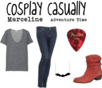 Adventure Time's Marceline closplay outfit / Credit: cosplaycasually.tumblr.com