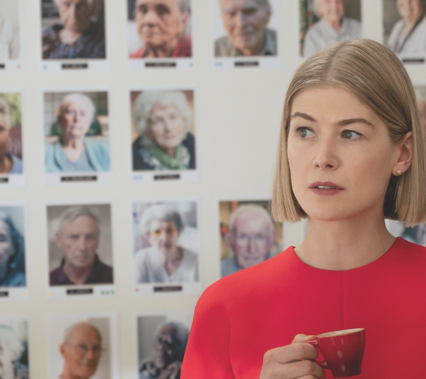 Rosamund Pike stars as Marla in the Netflix film "I Care A Lot."