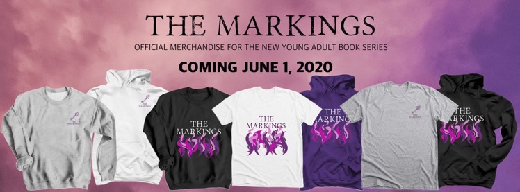 Official merchandise line of Catherine Downen's "The Markings" 