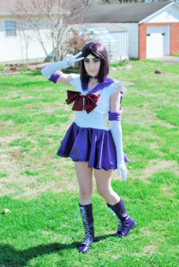 Kristin cosplays as Sailor Saturn/Hotaru Tomoe. / Credit: Julia Hankins/Geek Gals