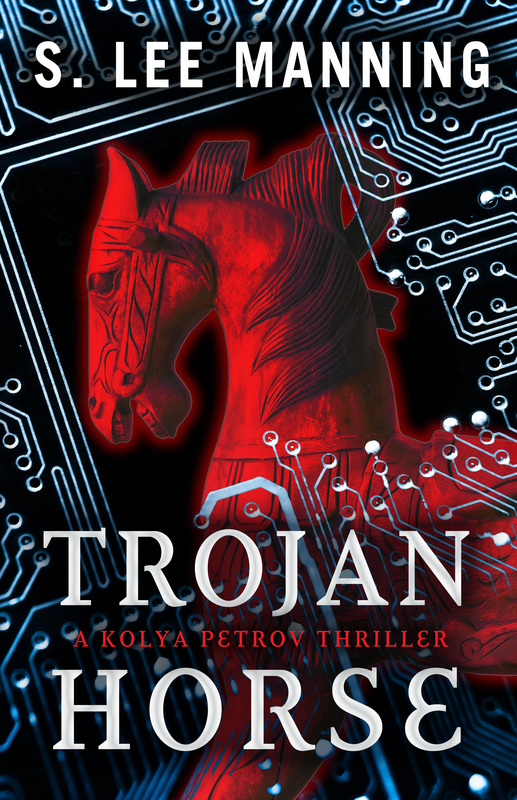 S. Lee Manning's Trojan Horse spy novel book cover